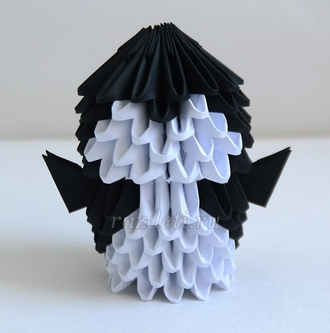 Оригами панда. Мастер-класс с пошаговыми фото