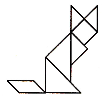 Схема заяц игра танграм