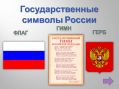 Сообщение о государственных символах России